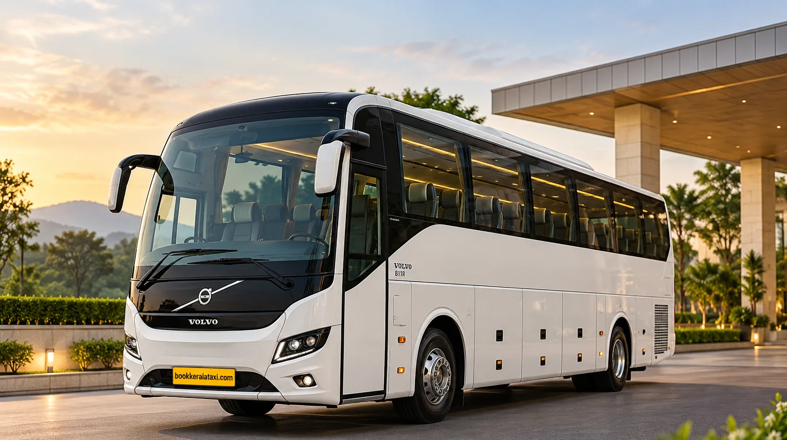 Coaches chauffeur-driven vehicle available for hire in Kerala