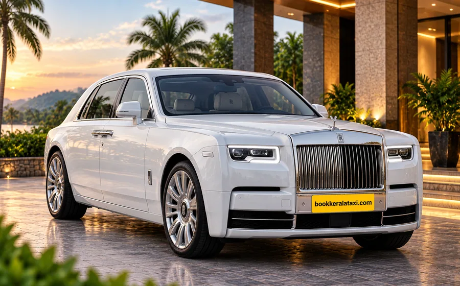 Rolls-Royce Phantom from the Book Kerala Taxi premium fleet